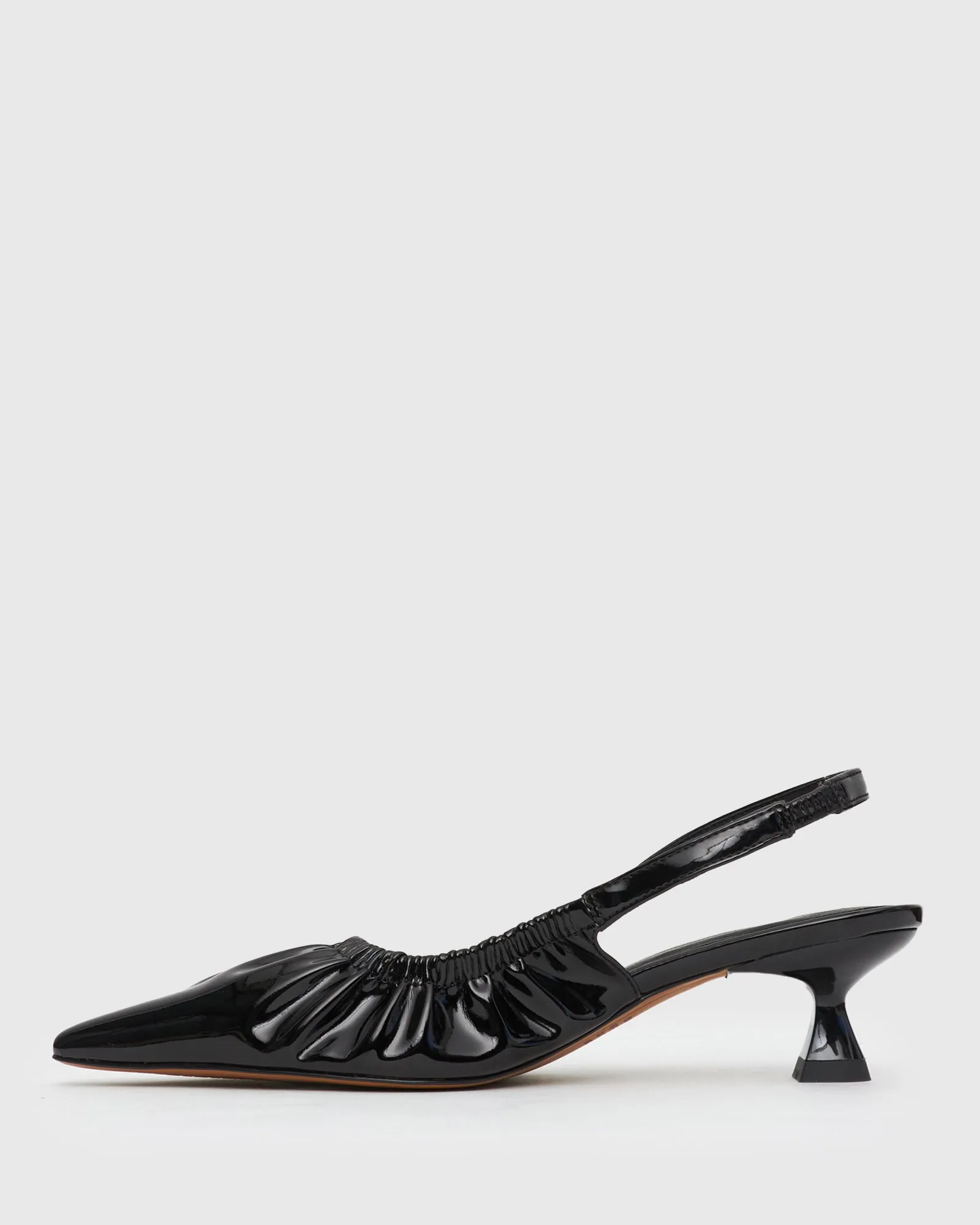 DIVINE Ruched Slingback Pumps