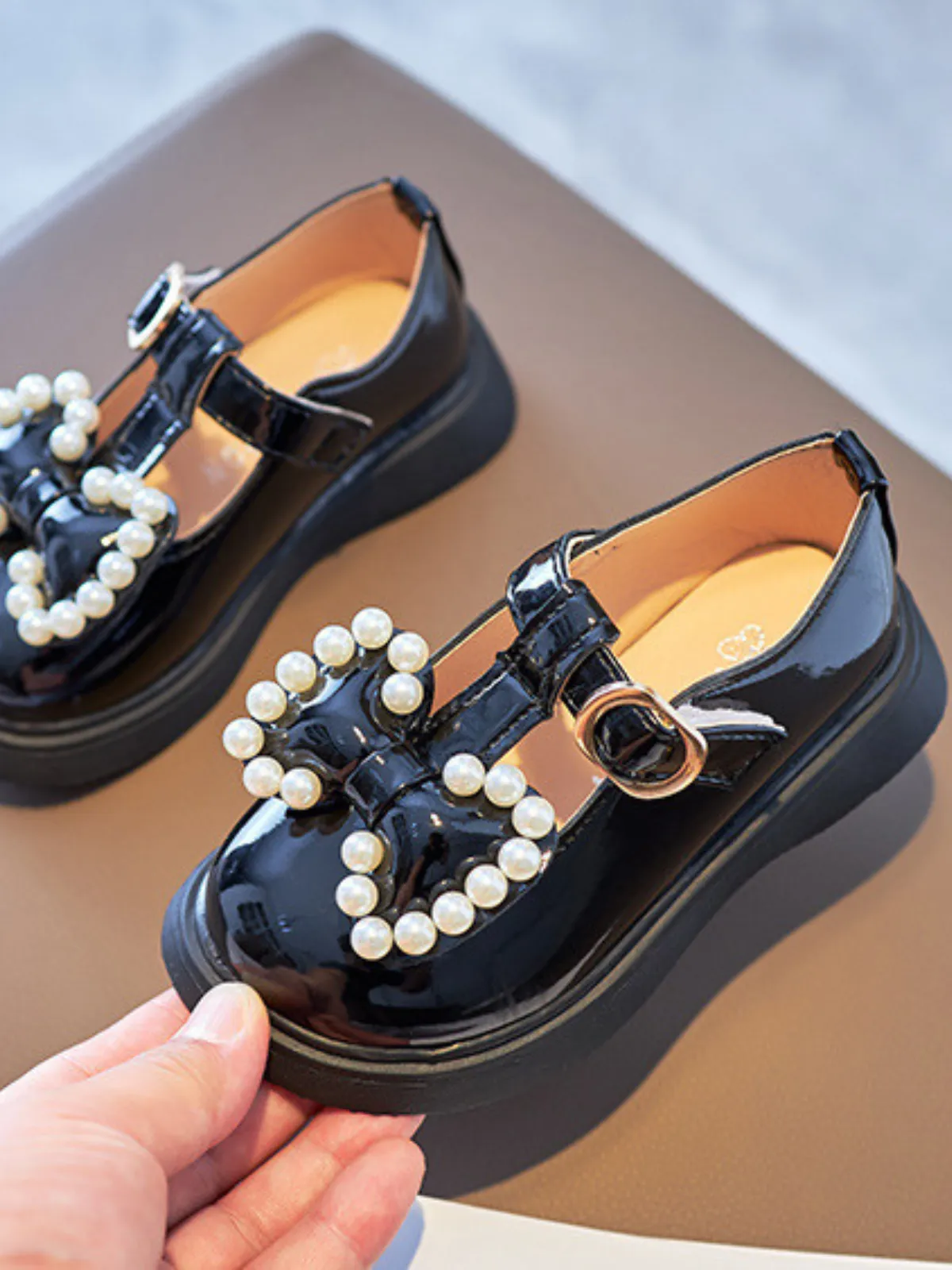 Doll Dress-Up Chunky T-Strap Shoes By Liv and Mia