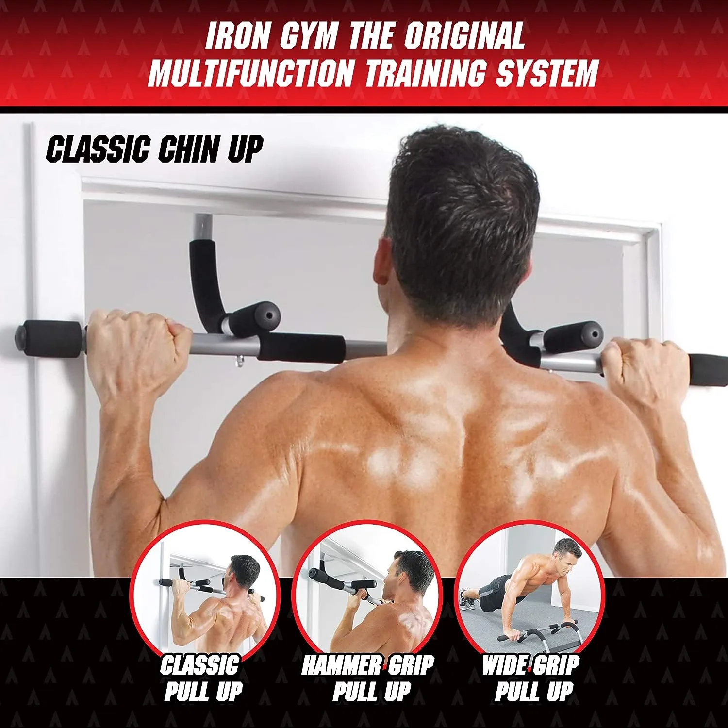 Door Gym Chin Up / Pull up Bar For Upper Body Workout