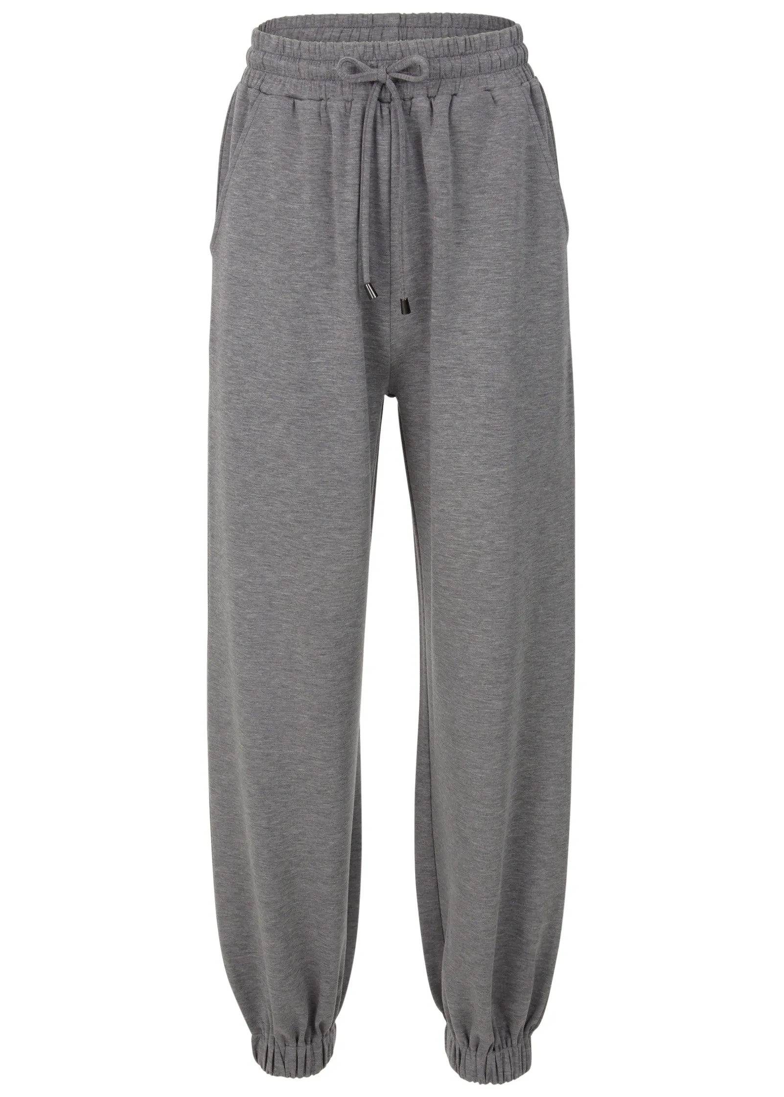 Double Knit Joggers - Medium Heather Grey