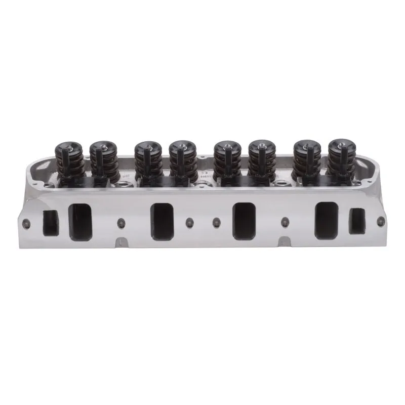 Edelbrock E-Series E-205 Cylinder Head - Assembled - 2.080 / 1.600 in Valve - 205 cc Intake - 60 cc Chamber - 1.550 in Springs - Small Block Ford - Pair