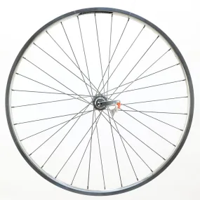 Electra Townie 7D 26" Front Wheel, Clincher, 100mm Hub, Rim Brake, QR, Schrader