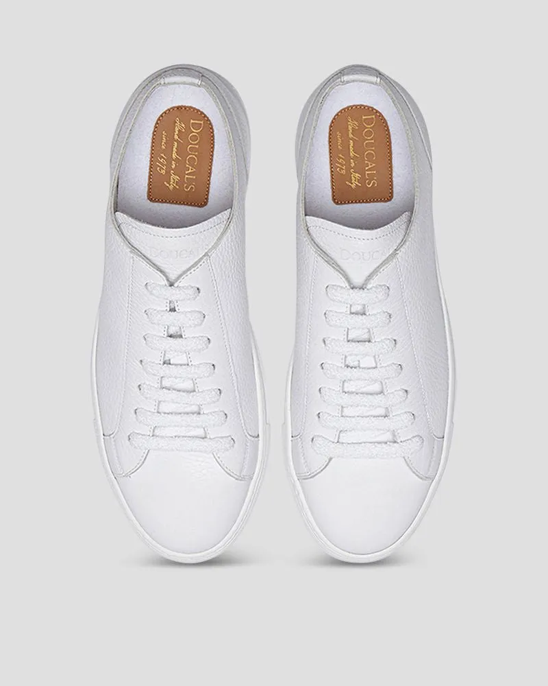 ERIC leather Sneakers - WHITE