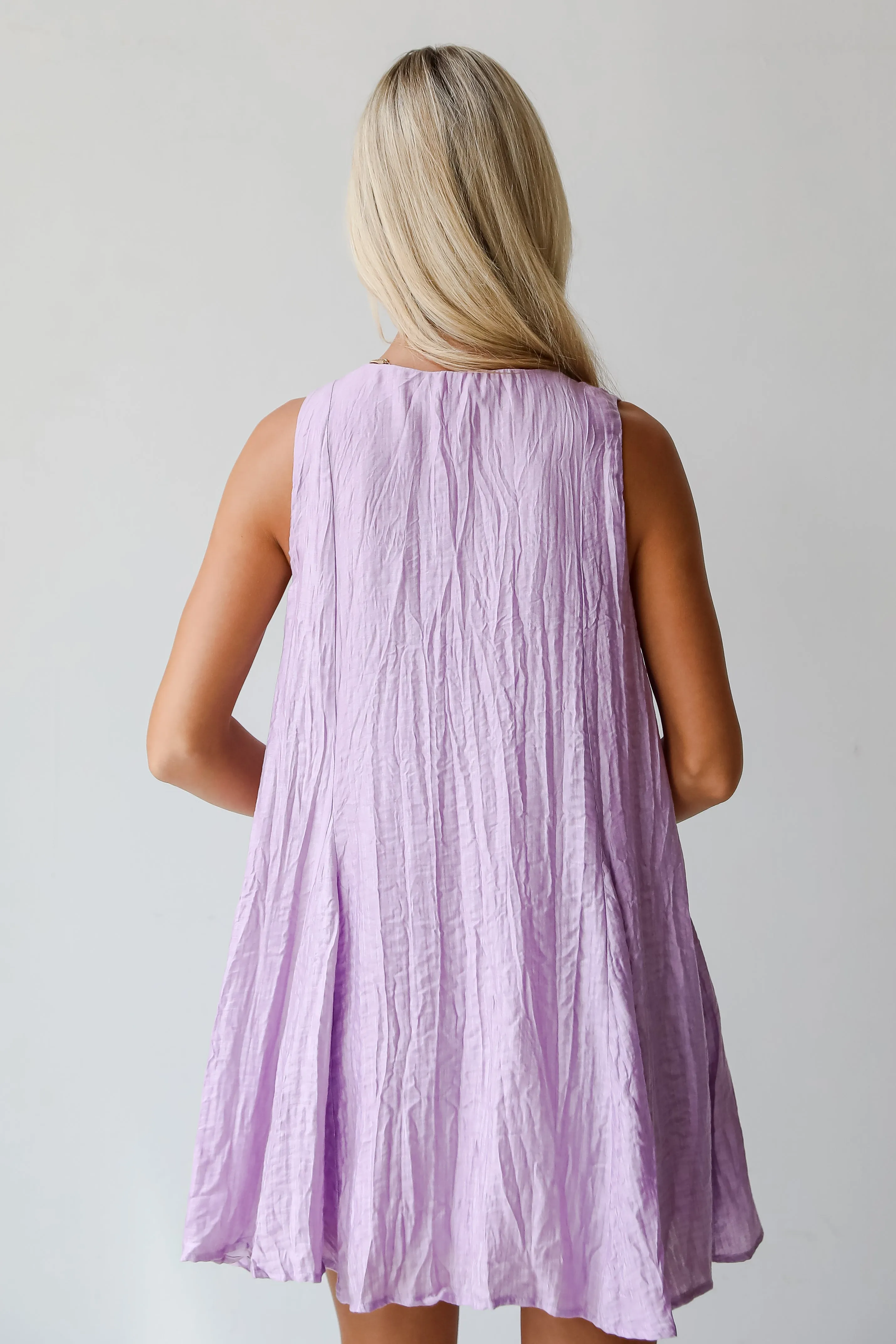 FINAL SALE - Pretty Sweetheart Lavender Mini Dress