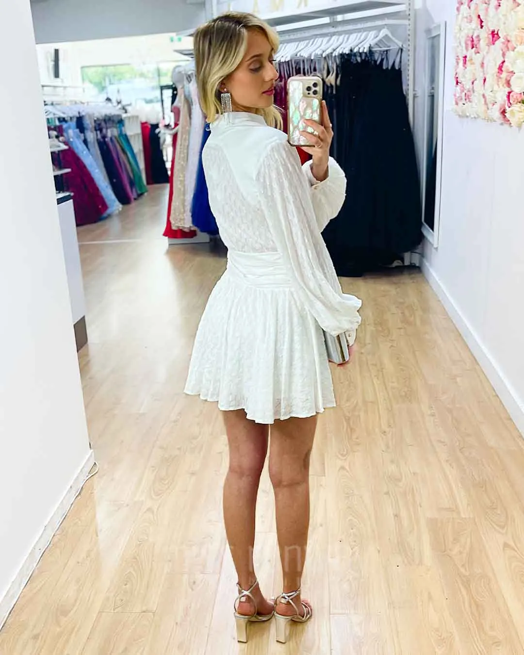 Florence Mini Dress - White