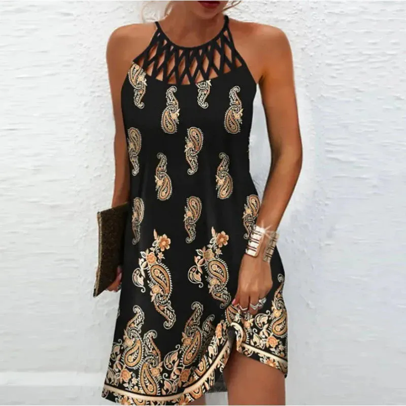 Funki Buys | Dresses | Women's Summer Fashion Mini Dress