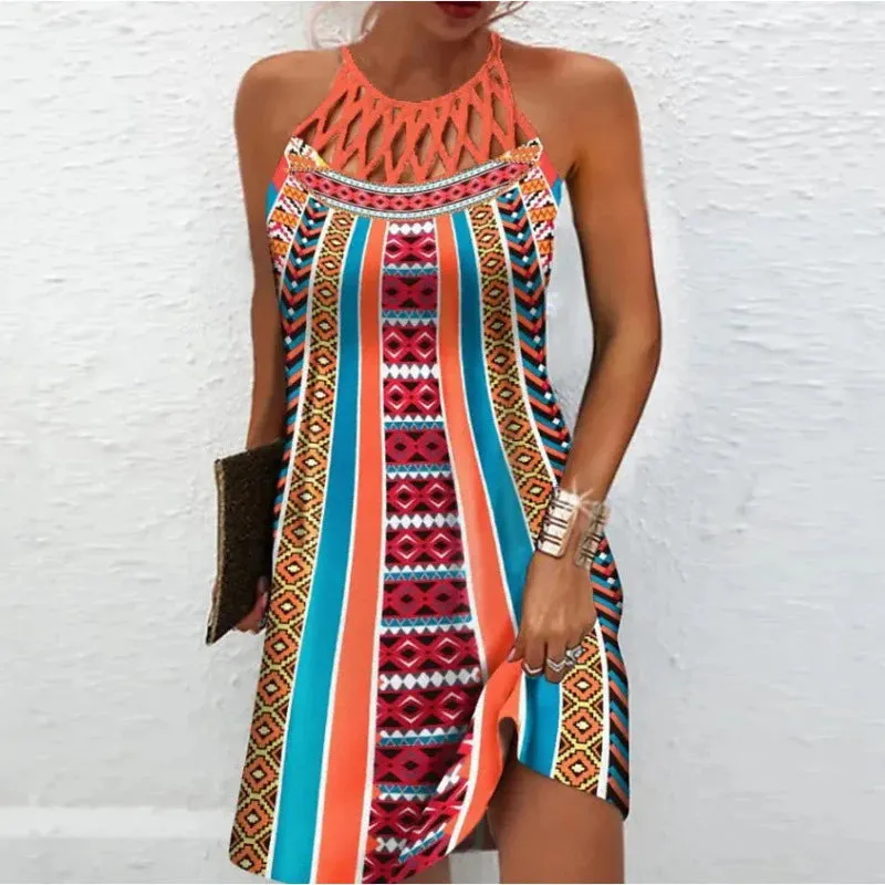 Funki Buys | Dresses | Women's Summer Fashion Mini Dress