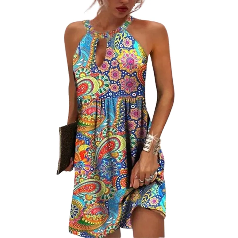 Funki Buys | Dresses | Women's Summer Fashion Mini Dress