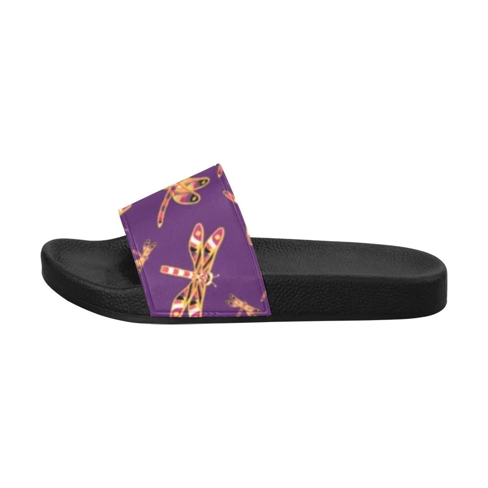 Gathering Yellow Purple Women's Slide Sandals