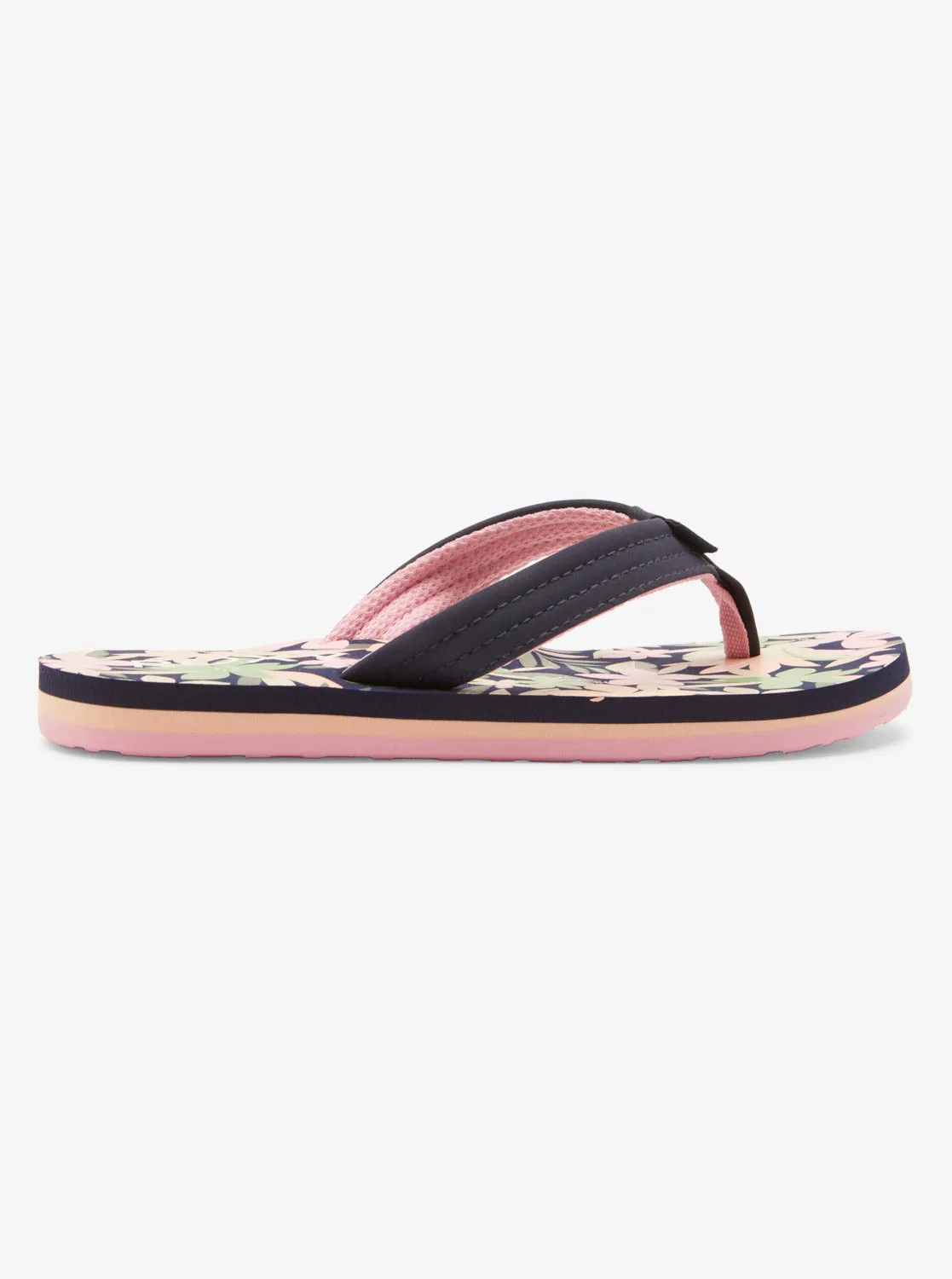 Girls 4-16 Vista Loreto Flip-Flops - Lt Navy/Pink