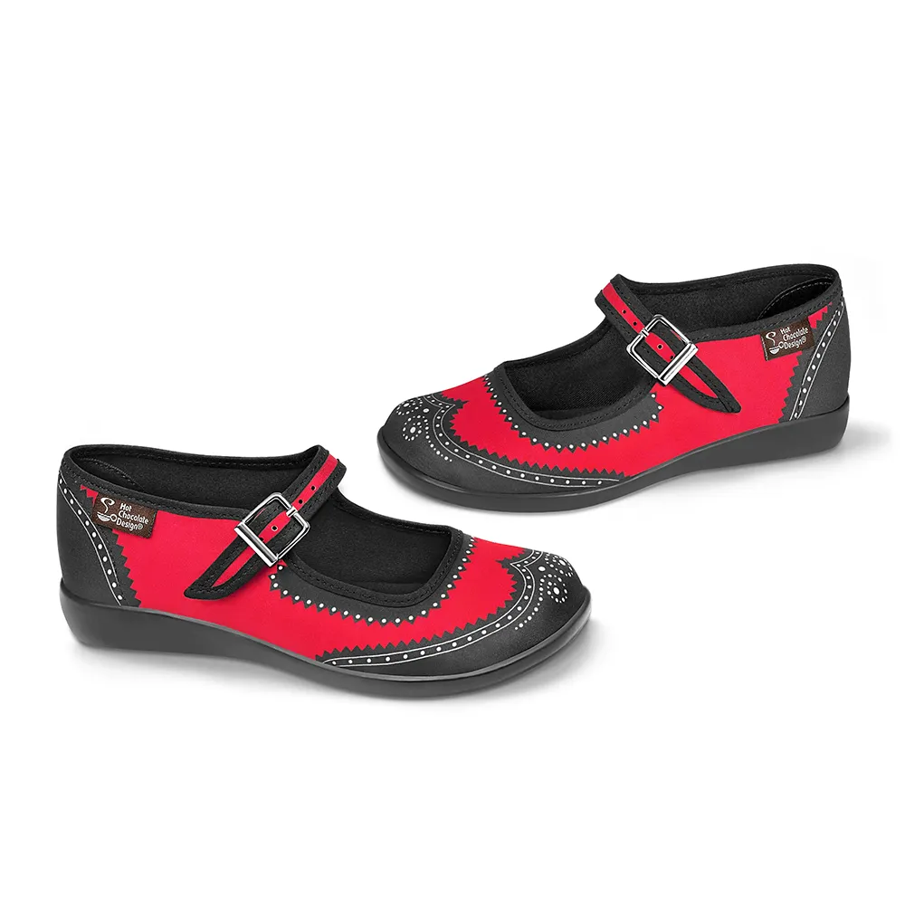 Havana Carmine Women's Mary Jane Flat