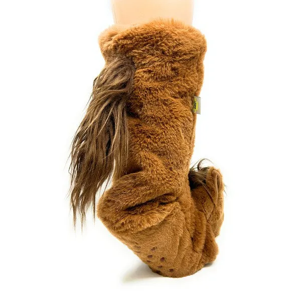 Horse Play - Kids' Plush Animal Slipper Socks