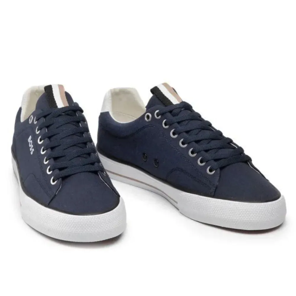 HUGO BOSS Aiden TENN LTB Canvas Trainers Men 50470866-NVY