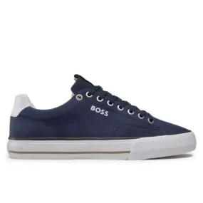 HUGO BOSS Aiden TENN LTB Canvas Trainers Men 50470866-NVY