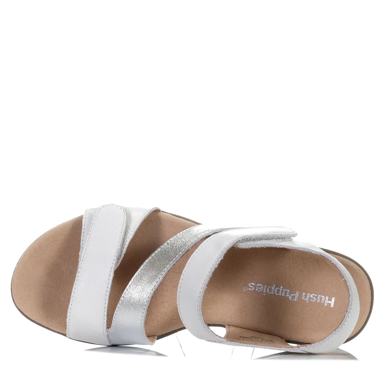 Hush Puppies Awesome White/Silver