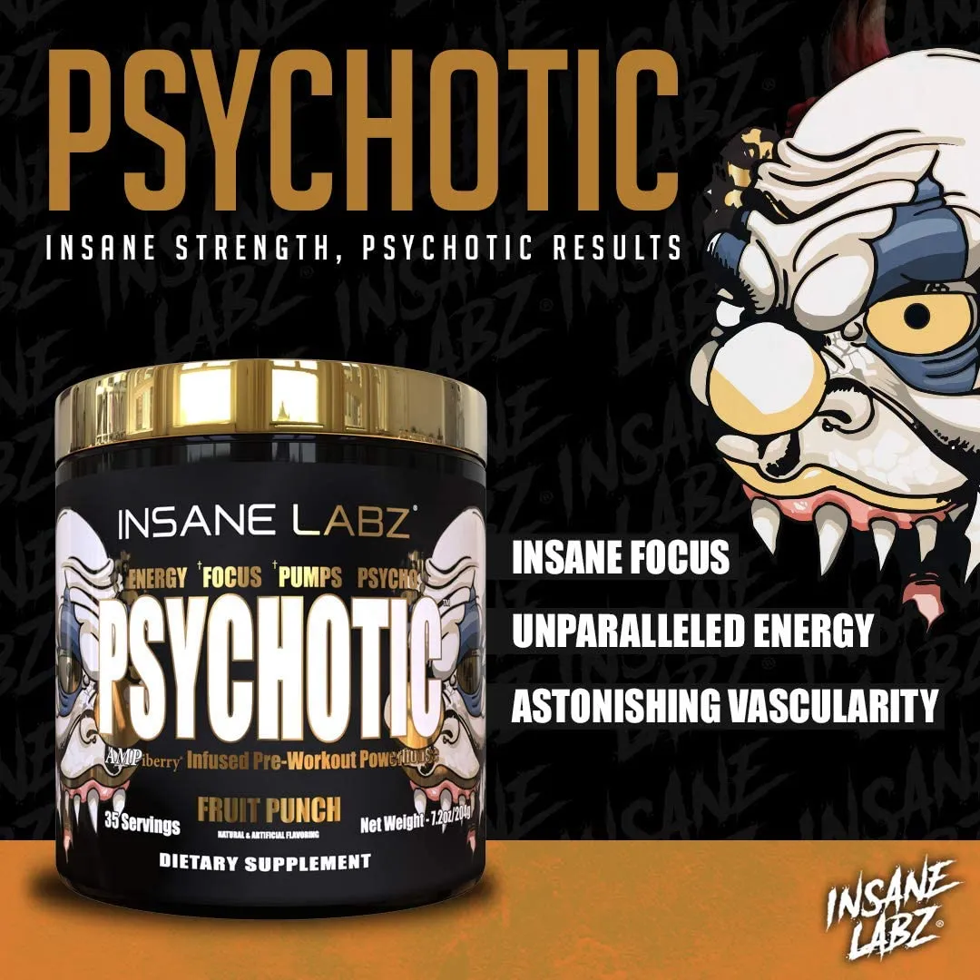 Insane Labz Psychotic Gold 35 Servings