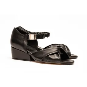 JACKIE Smoke | Leather Sandals