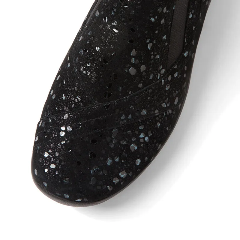 JAVA XF - BLACK SPARKLE SUEDE