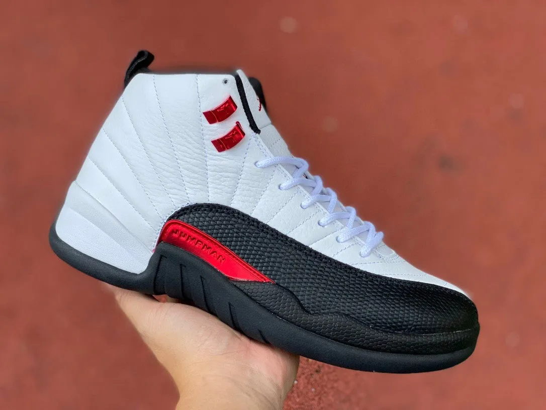 Jordan 12 Retro 'White/Black/Red'