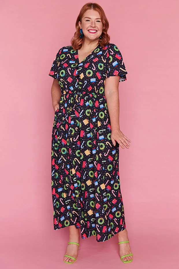 Justine Confetti Christmas Jumpsuit