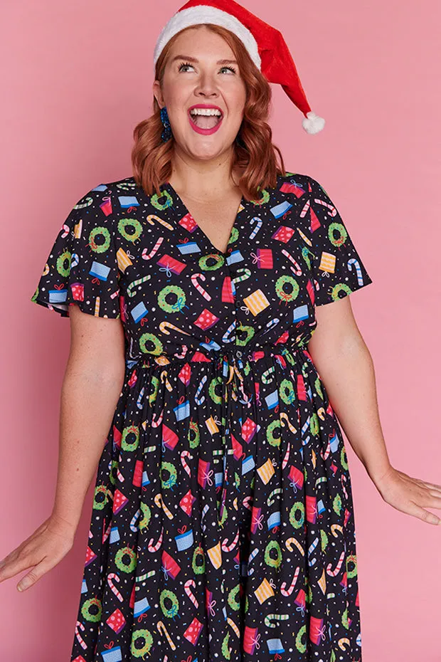 Justine Confetti Christmas Jumpsuit