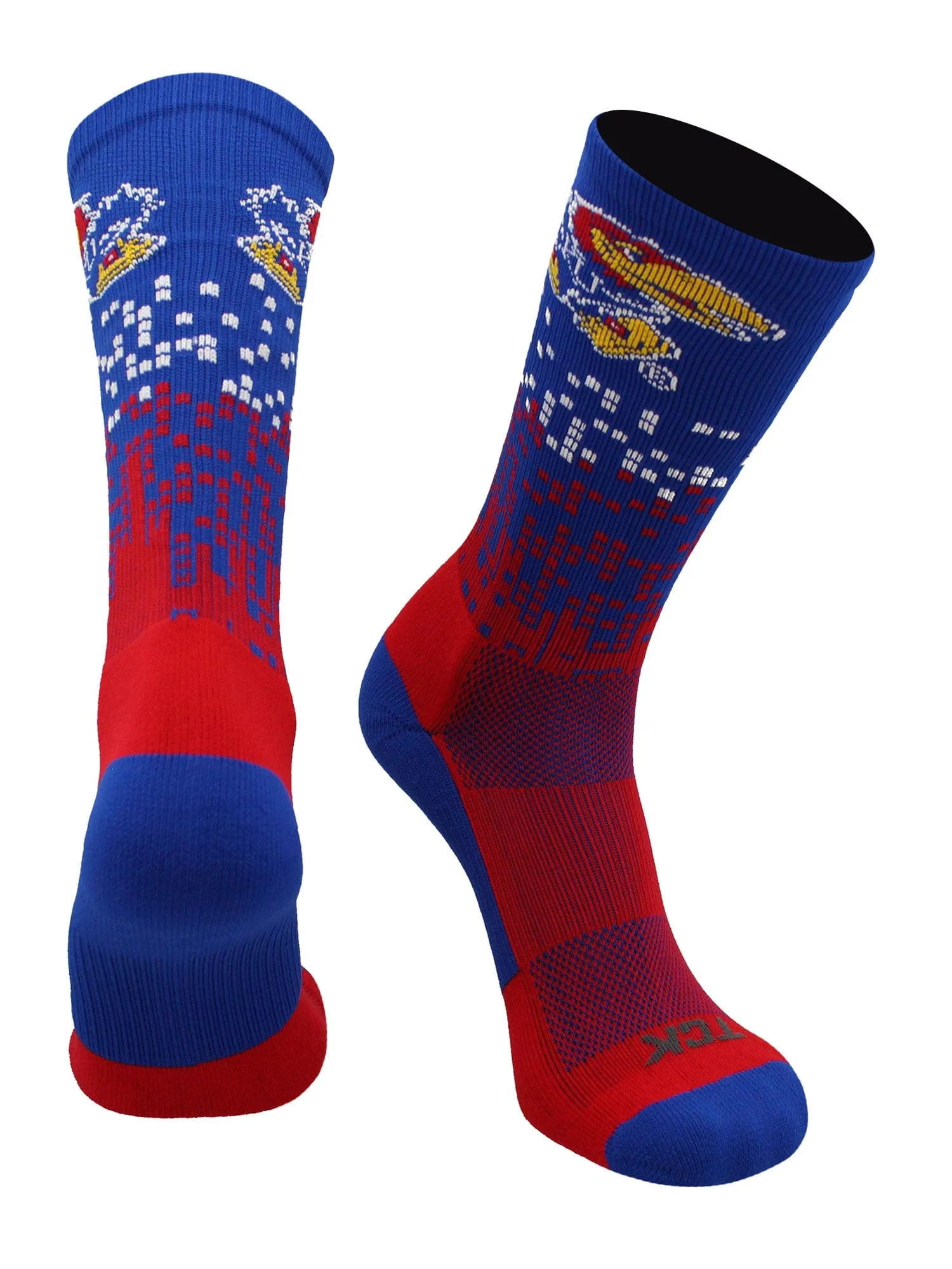 Kansas Jayhawks Socks Downtown Crew