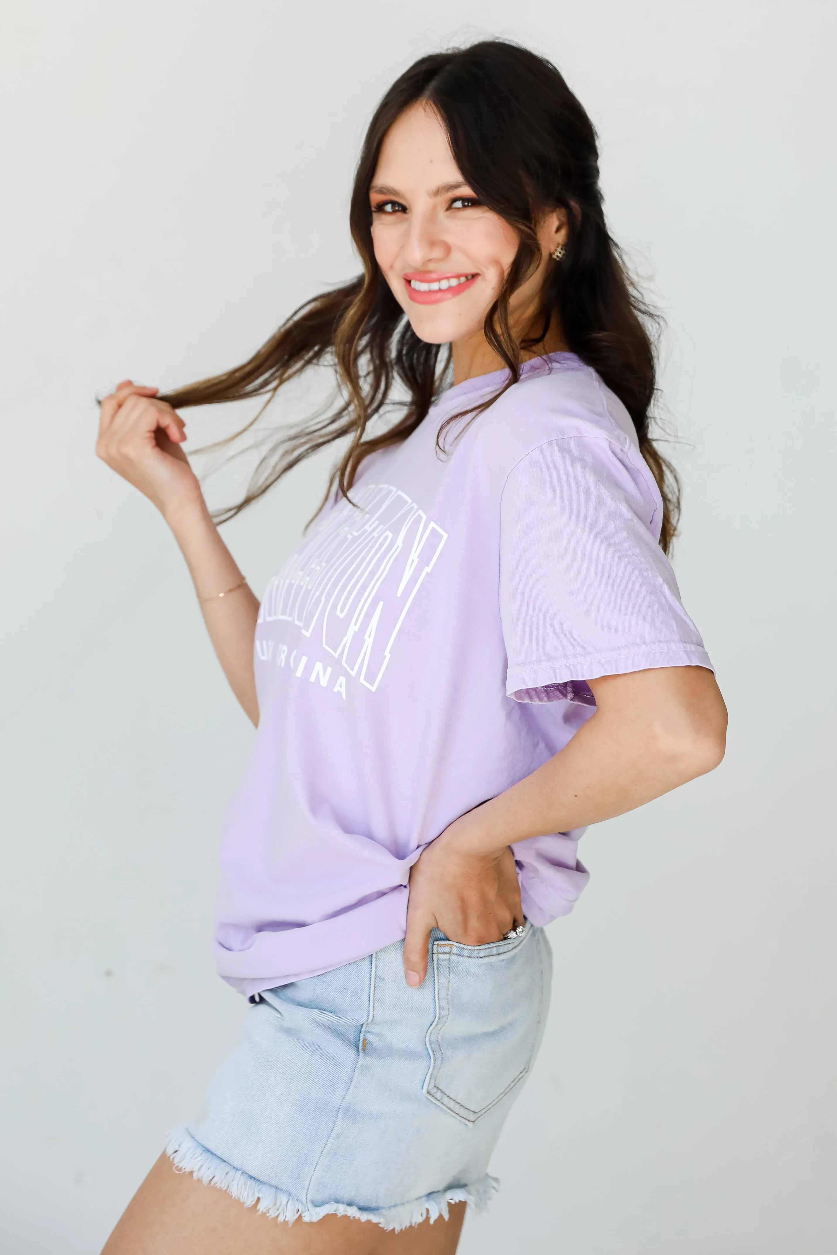 Lavender Charleston South Carolina Tee