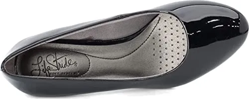 LifeStride Women's, Parigi Pump Black Patent 7 M