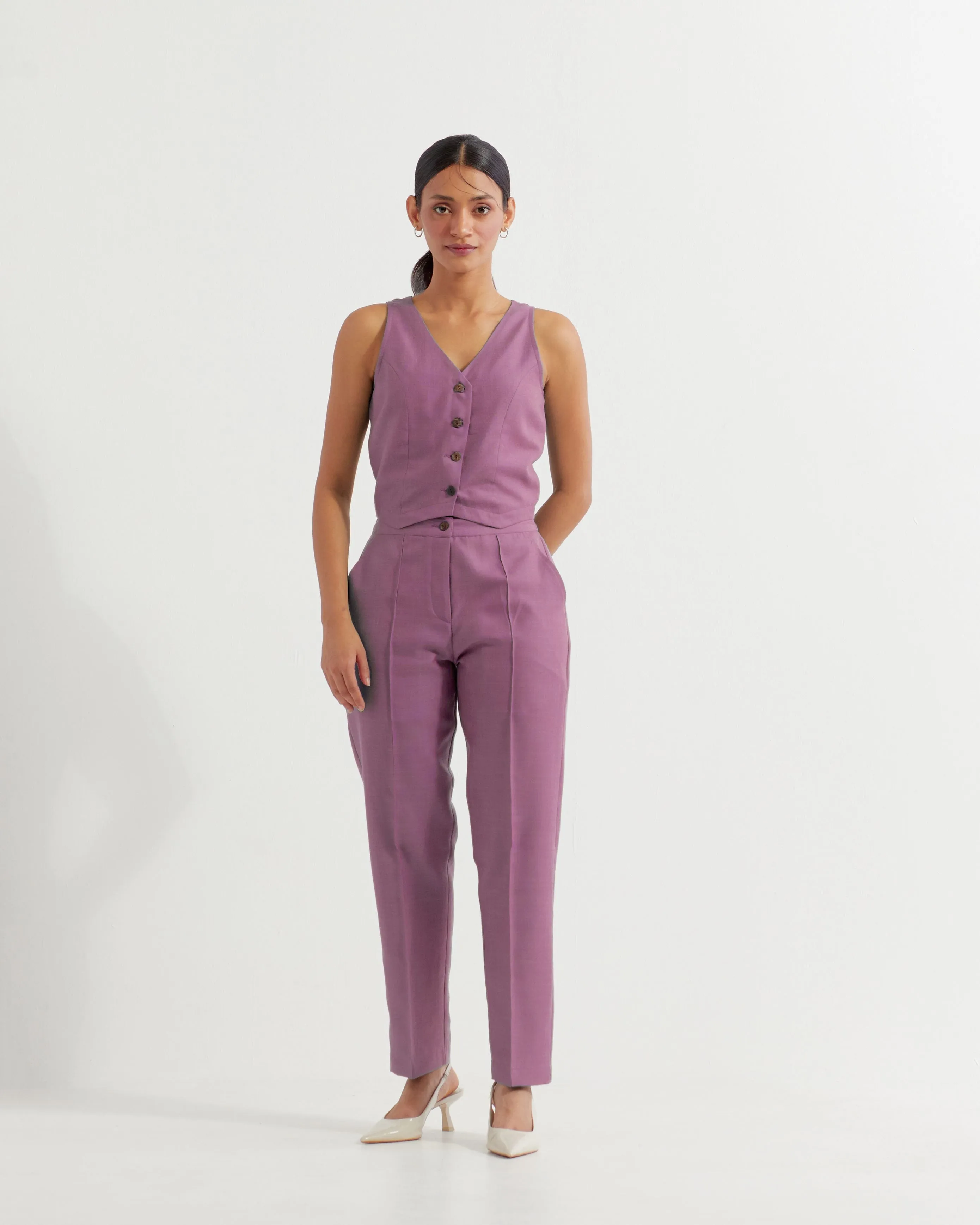 Mauve Anne Co-ord Set (Set of 2)