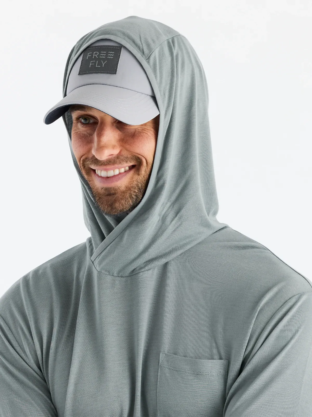 Men's Bamboo Lightweight Hoodie - Slate