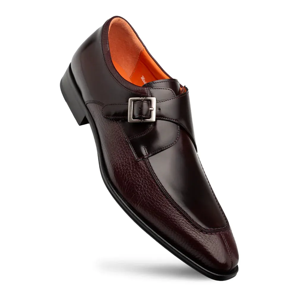 Mezlan Pego Monk Strap Shoe-Brown