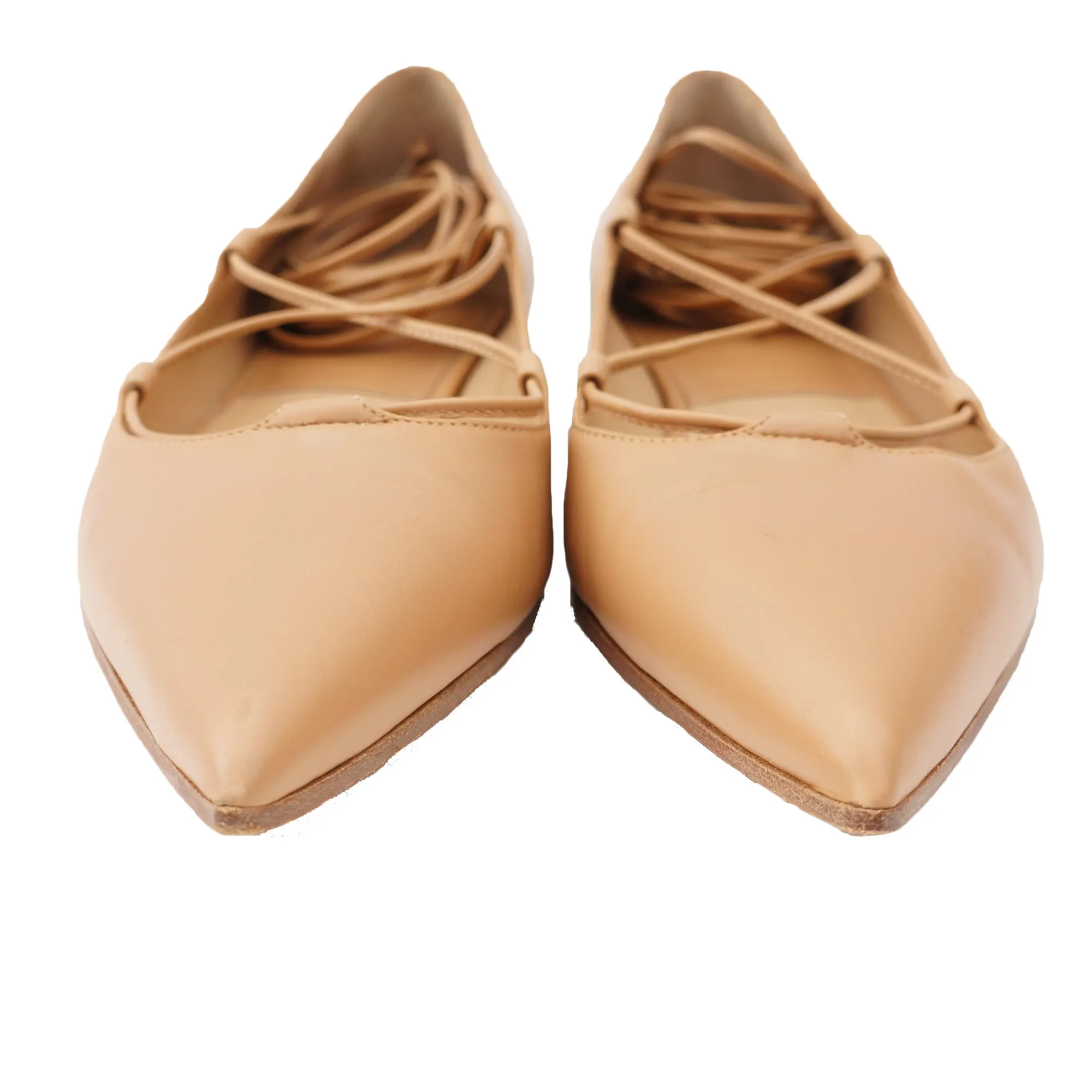 Michael Kors Collection Pointed Toe Ballet Flats