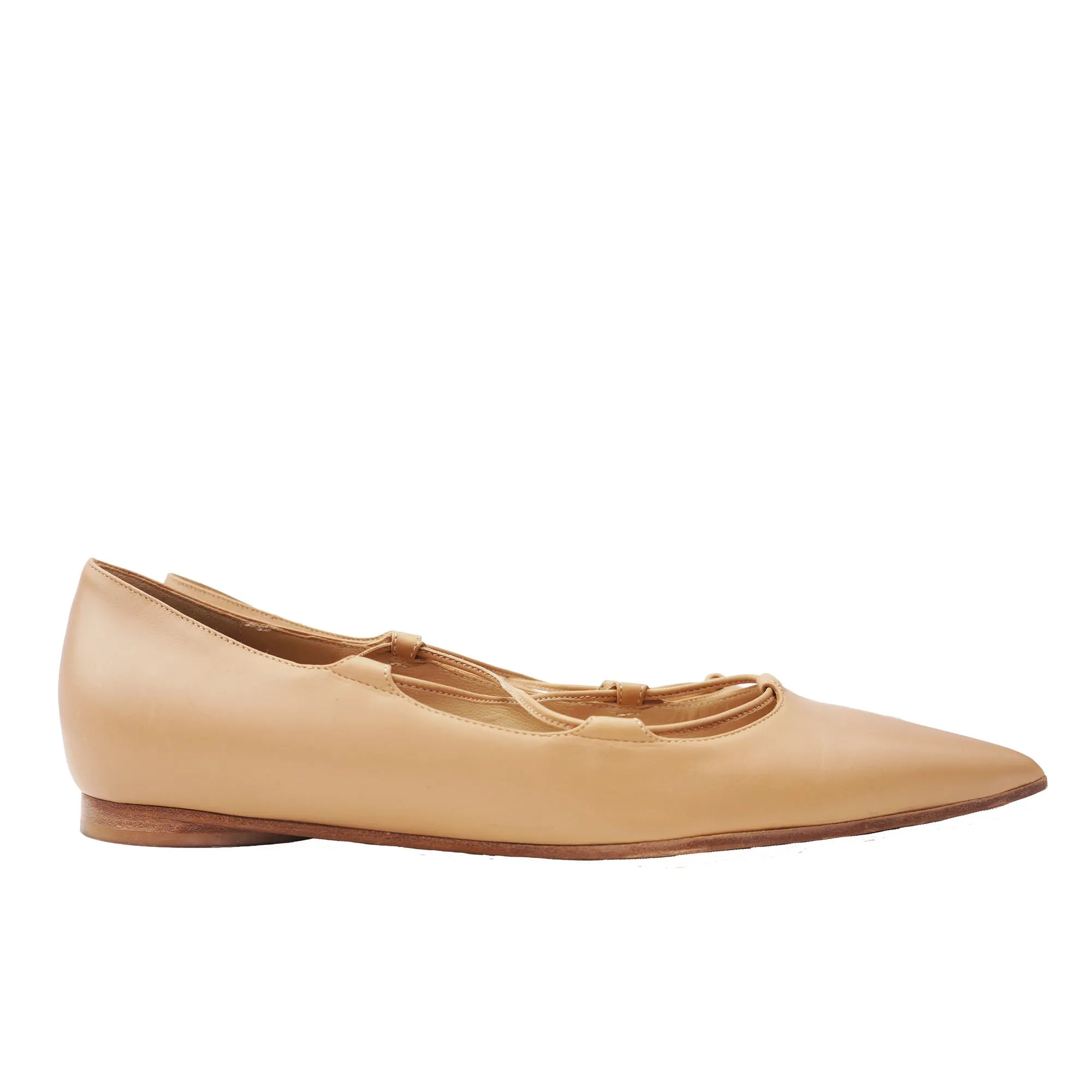 Michael Kors Collection Pointed Toe Ballet Flats