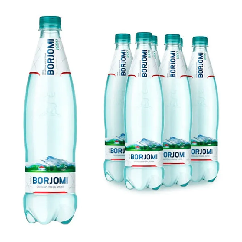 Mineral Water "Borjomi" Carbonated, 0.75 L