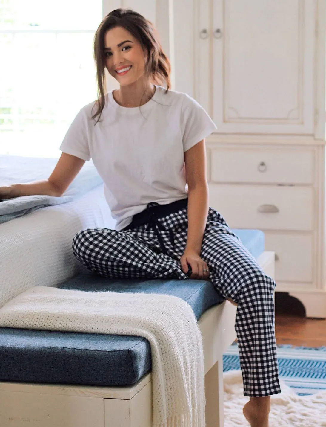 Natalie Sweatpants in Gingham