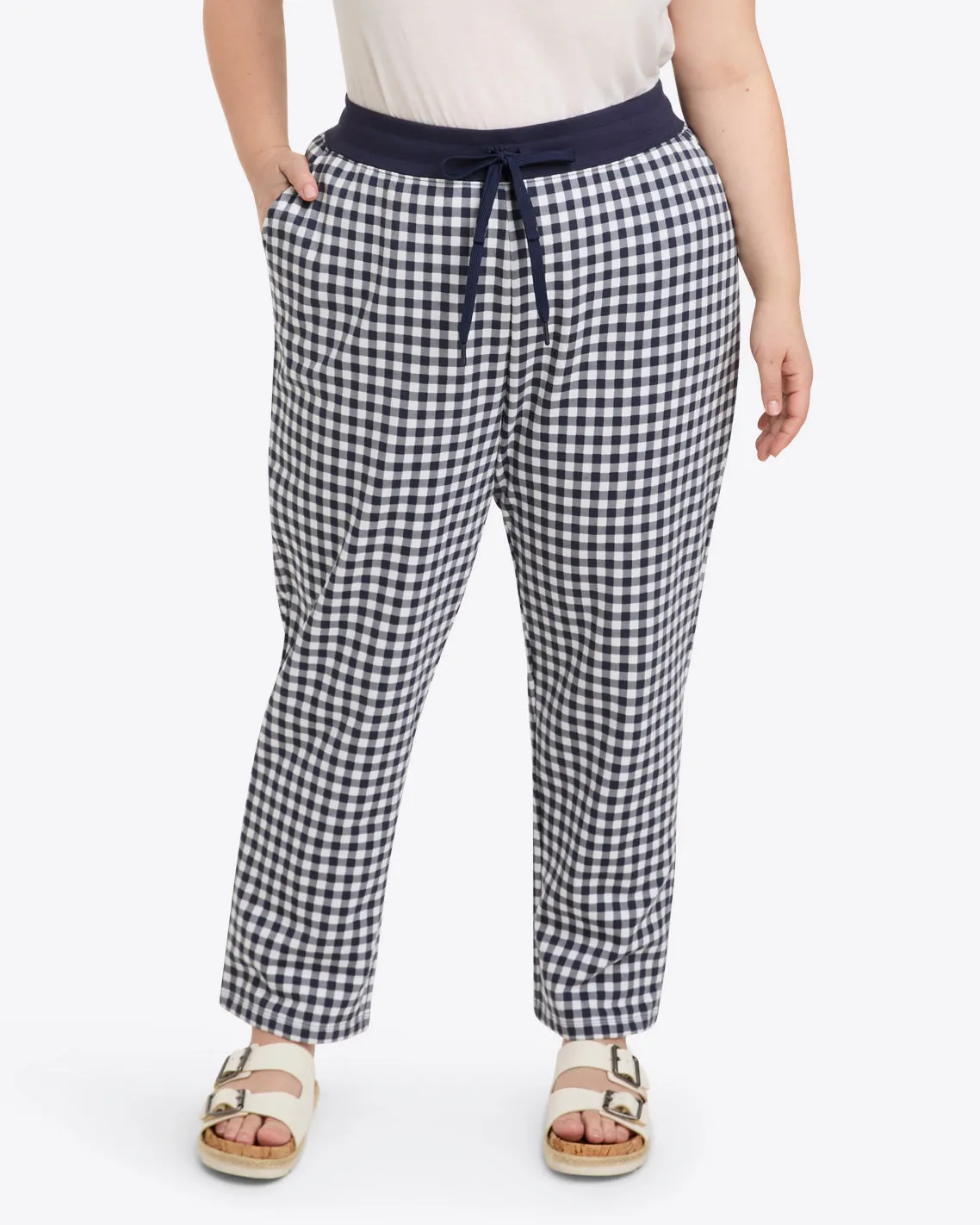 Natalie Sweatpants in Gingham