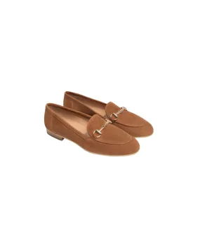 NERO GIARDINI LEATHER LOAFERS FLATS