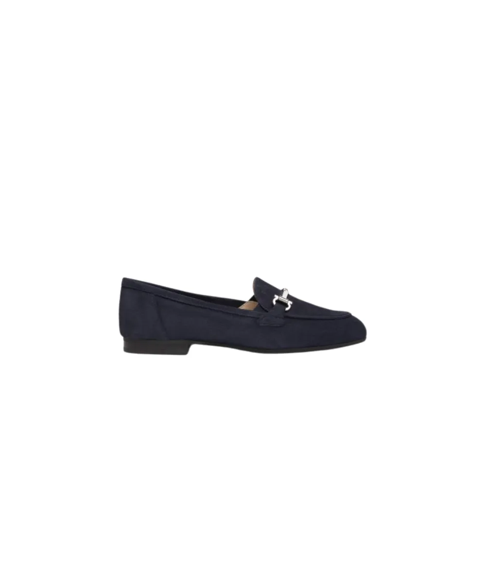 NERO GIARDINI LEATHER LOAFERS FLATS