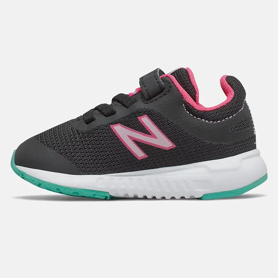 New Balance Black/Pink Lemonade/Summer Jade 455v2 Baby/Toddler Sneaker