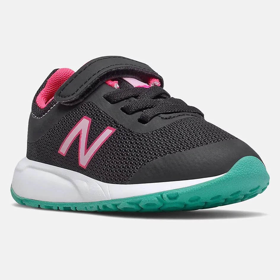 New Balance Black/Pink Lemonade/Summer Jade 455v2 Baby/Toddler Sneaker