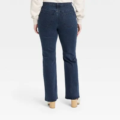 New - Universal Thread Women's Vintage Bootcut Jeans High-Rise Stretchy