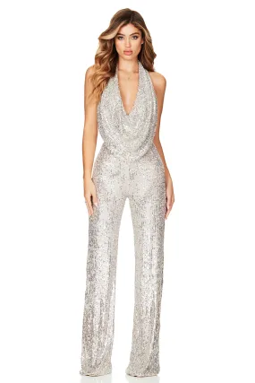 NOOKIE  Fantasy Jumpsuit (Silver) - RRP $339