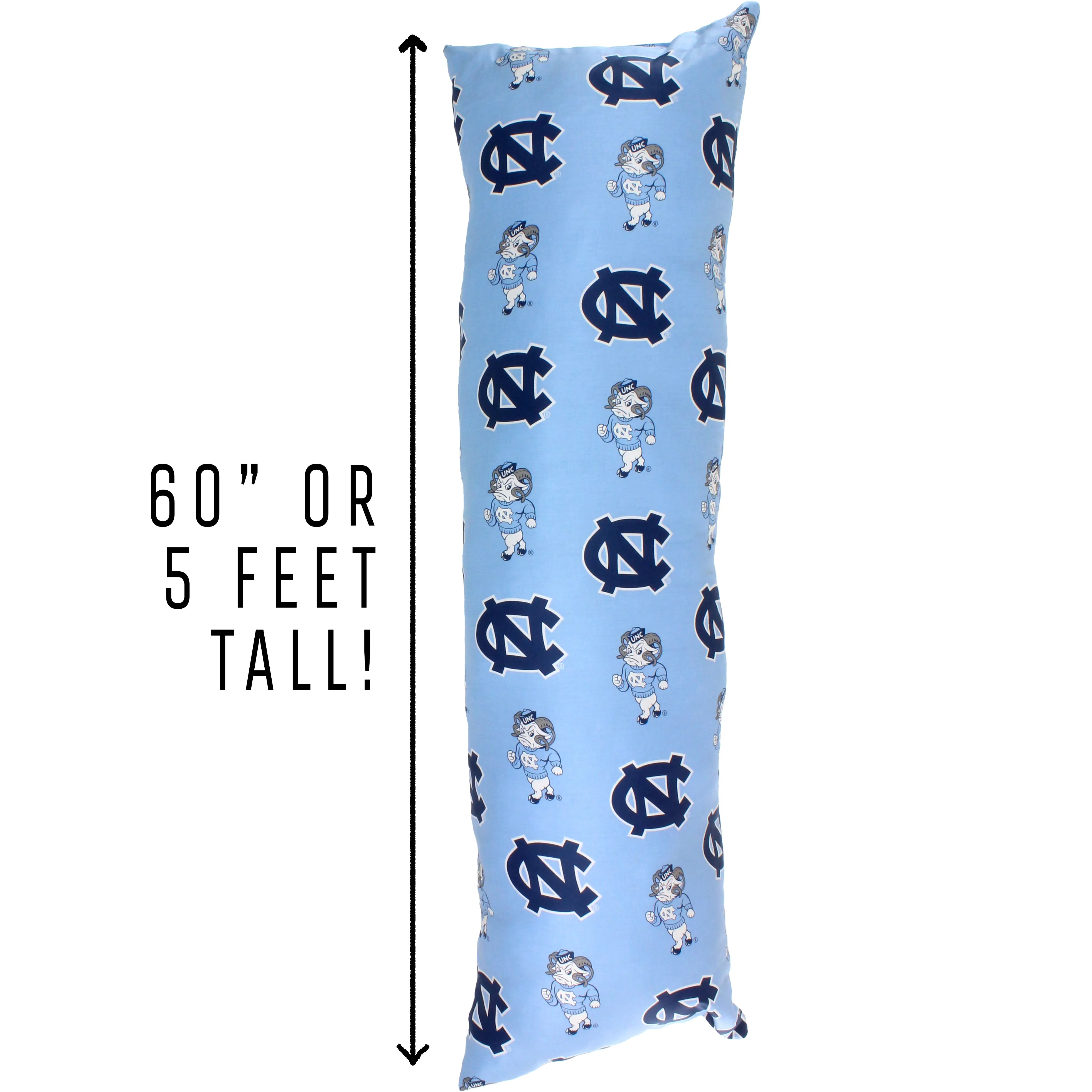 North Carolina Tar Heels Body Pillow