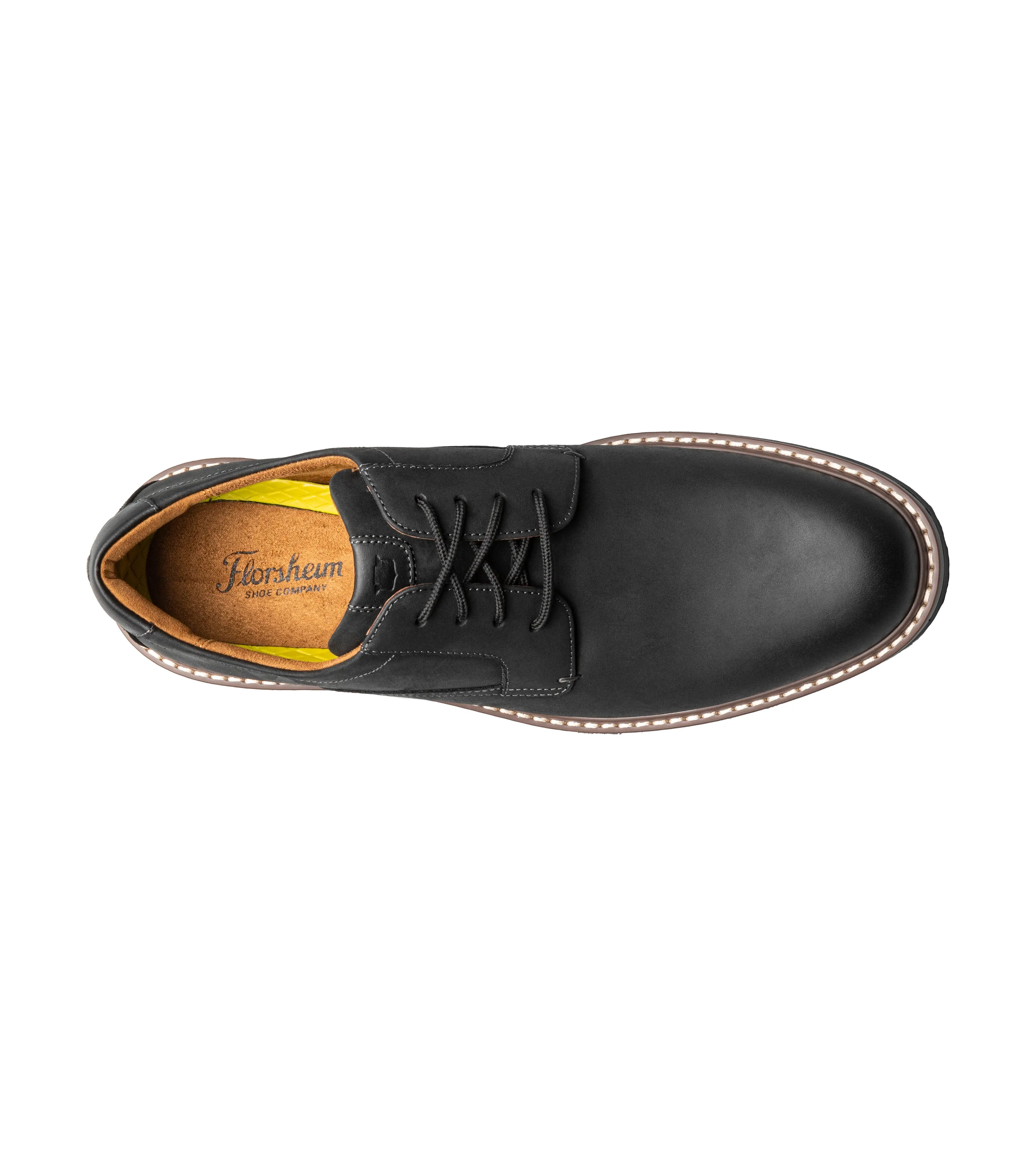 Norwalk | Plain Toe Oxford | Black