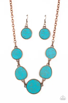 PAPPARAZZI Santa Fe Flats - Copper NECKLACE