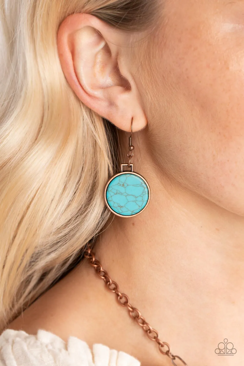 PAPPARAZZI Santa Fe Flats - Copper NECKLACE