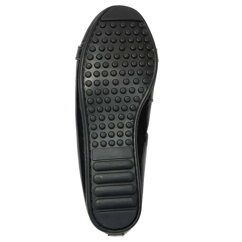 Pilgrim Flat in Black Patent