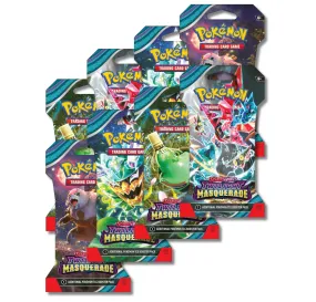 Pokemon Scarlet & Violet Twilight Masquerade | 8 Sleeved Boosters