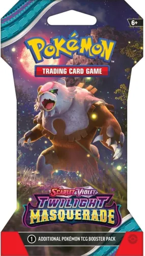 Pokemon Scarlet & Violet Twilight Masquerade Sleeved Booster | Ursaluna