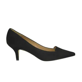 Pony Tress Pump Black Suede